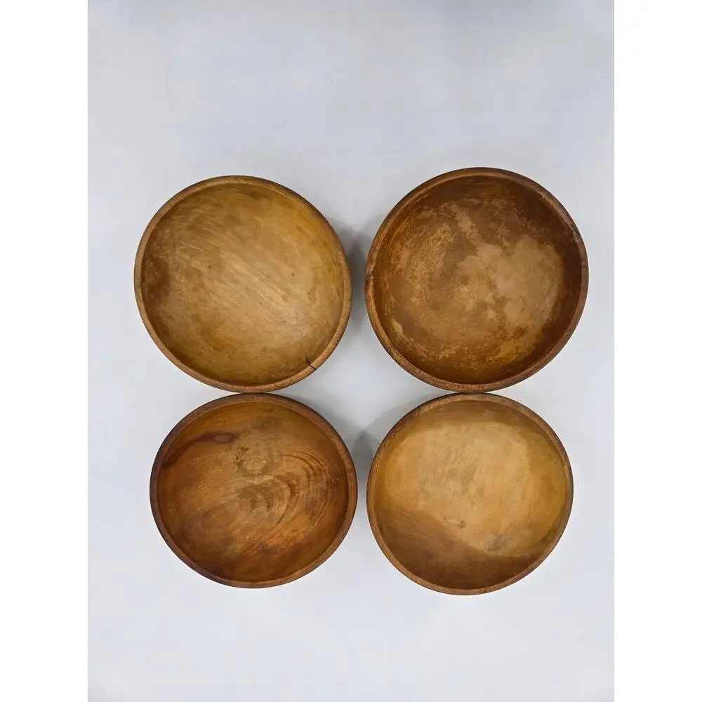 Vintage MCM Wooden Monkey Bowls‎